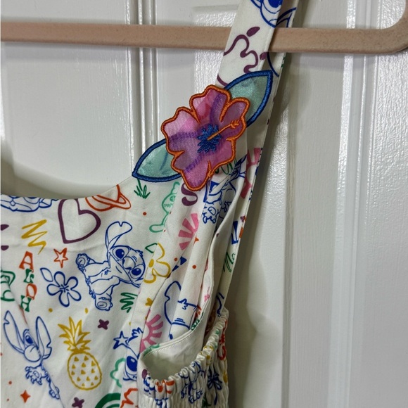 Disney Aloha LILO & STITCH Colorful Sundress with Blue Sash RARE SOLD OUT - Picture 8 of 12